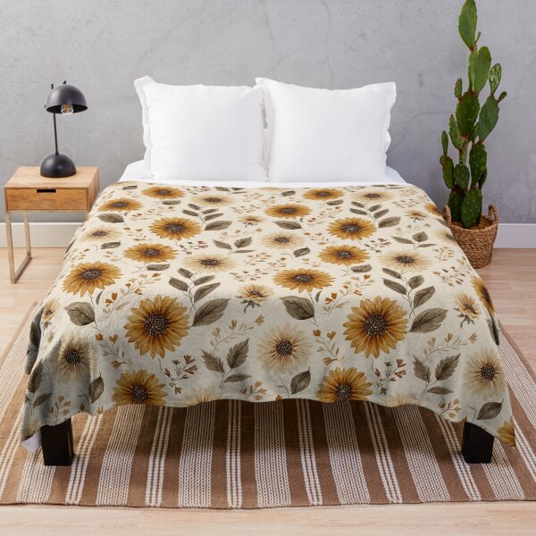 Item preview, Fresh Sunflower Print - Birthday Flower Pattern - Birthday Gifts For Mom designed and sold by RoyalStarsPatts.