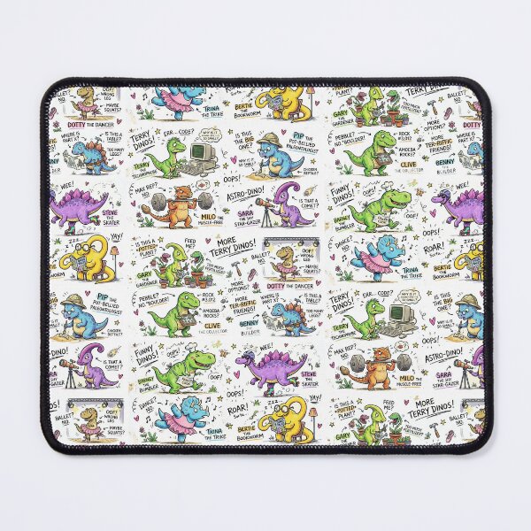 Item preview, Cute Dinosaur Sticker Sheet Doodle Art designed and sold by Khatumeye.