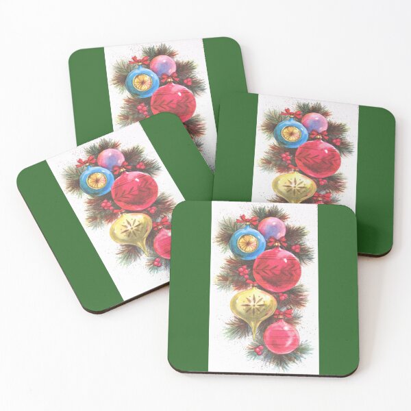 Item preview, Retro Christmas Ornaments designed and sold by collageDP.