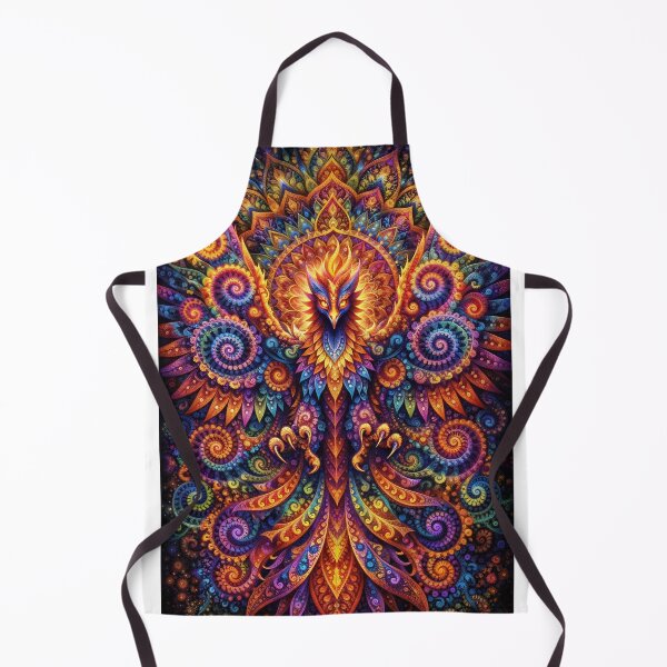 Item preview, Colorful Fractal Mandala Phoenix designed and sold by hyperbeast store.