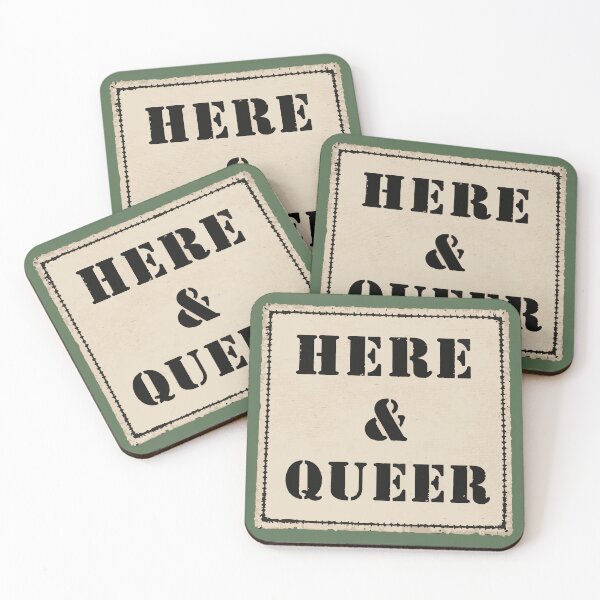 Aperçu de l'œuvre Ici et Queer créée et vendue par ps-tees.