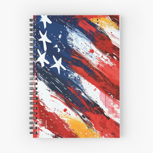 Item preview, Expressive Abstract Flag Independence Day Art designed and sold by LiveLearnCreate.