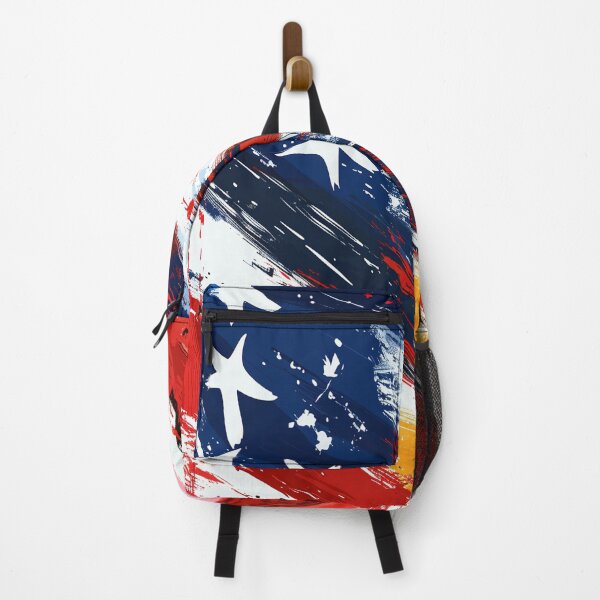 Item preview, Expressive Abstract Flag Independence Day Art designed and sold by LiveLearnCreate.
