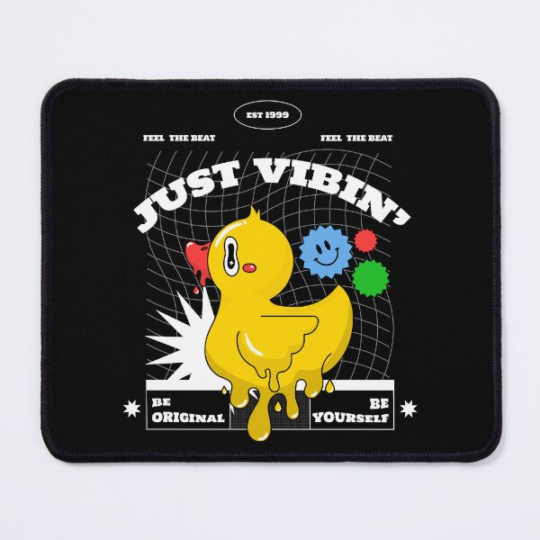 Item preview, Just Vibin Duck Retro Graffiti Streetwear designed and sold by Tidal Ryse.