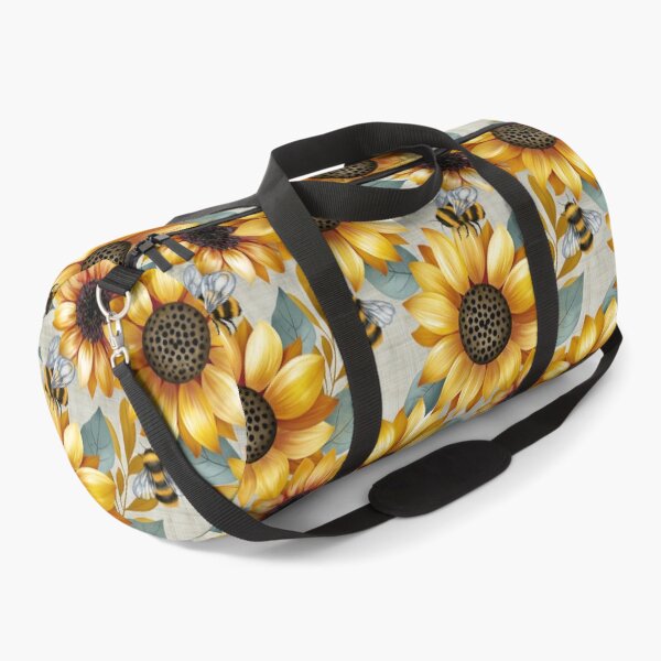 Item preview, Bright Pattern- Sunflowers and Bee's 3 designed and sold by Gypsykiss.