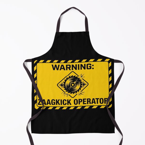 Item preview, Warning Zaagkick Operator Uptempo Rawstyle Rave Sign designed and sold by SPAZE-Typo.