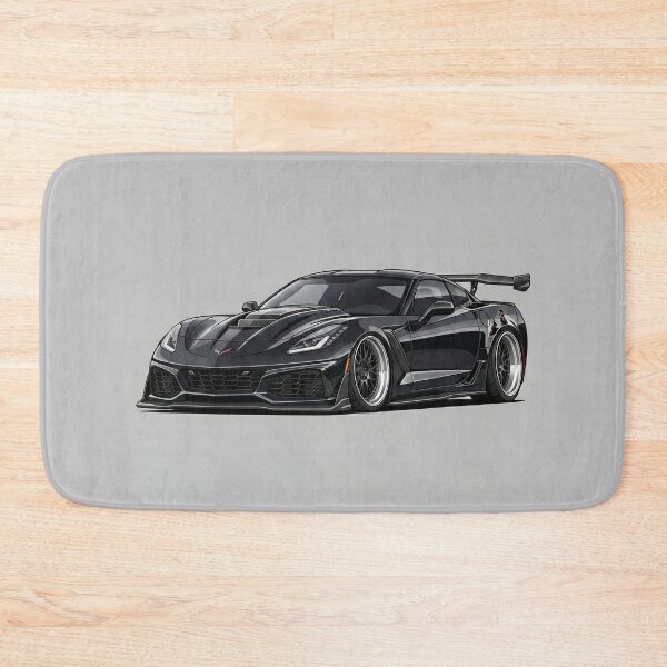 Item preview, Chevrolet Corvette C7 ZR1 American Muscle Car Illustration Art designed and sold by Motorline44.