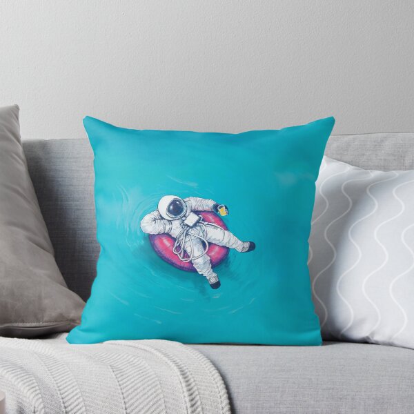 Item preview, Cosmic Vacation Surreal Astronaut in Swimming Pool - Illustration designed and sold by ModriArt.