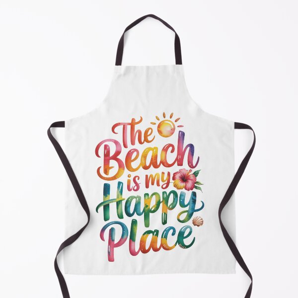 Item preview, The beach is my happy place designed and sold by jkrphoto.