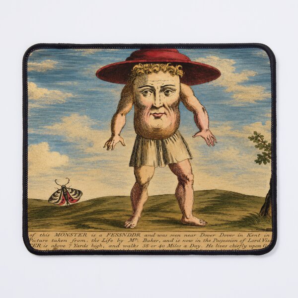 Item preview, Vintage Monster Illustration Curiosity Art for Gothic Collectors designed and sold by RickE.