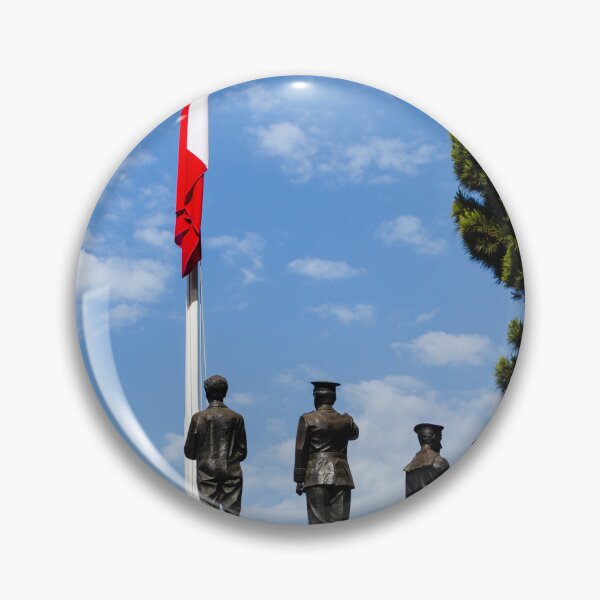 Item preview, Bronze Military Memorial With Maltese Flag and Figures on Rocky Plinth Under Blue Sky designed and sold by Nmallia.
