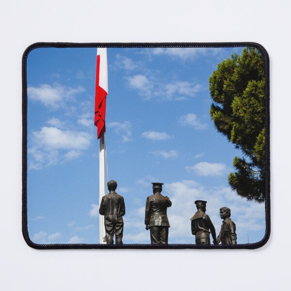 Item preview, Bronze Military Memorial With Maltese Flag and Figures on Rocky Plinth Under Blue Sky designed and sold by Nmallia.