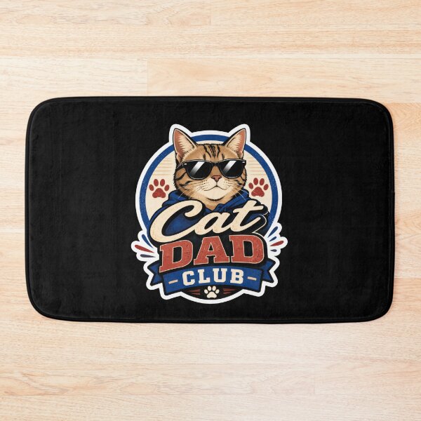 Item preview, Cat Dad Club Cool Cat Sticker  designed and sold by Sketchlegacy.