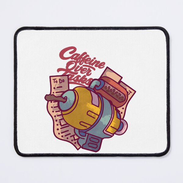 Item preview, Caffeine Over Tasks Funny Coffee Lover Office Procrastinator designed and sold by SamCollinsArt.