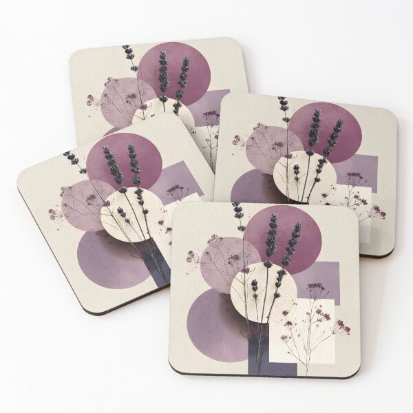 Item preview, Lavender Boho Botanical Collage Dusty Purple Art designed and sold by daila70.