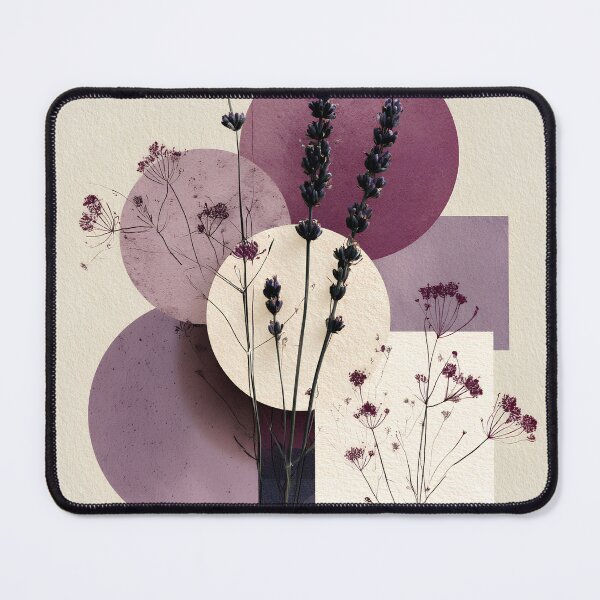 Item preview, Lavender Boho Botanical Collage Dusty Purple Art designed and sold by daila70.