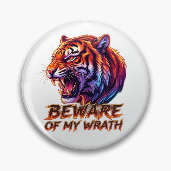 Item preview, Tiger Beware of My Wrath Graphic designed and sold by SupernovaNote.