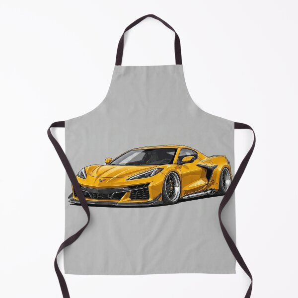 Item preview, Chevrolet Corvette C8 Z06 Mid-Engine Supercar Illustration Art designed and sold by Motorline44.