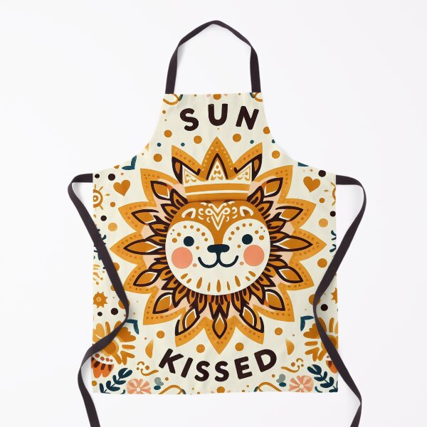 Item preview, Sun Kissed Folk Leo Lion - Majestic Scandinavian Folk Art by heidiannemorris © designed and sold by FOLK ART FUSION by heidiannemorris.