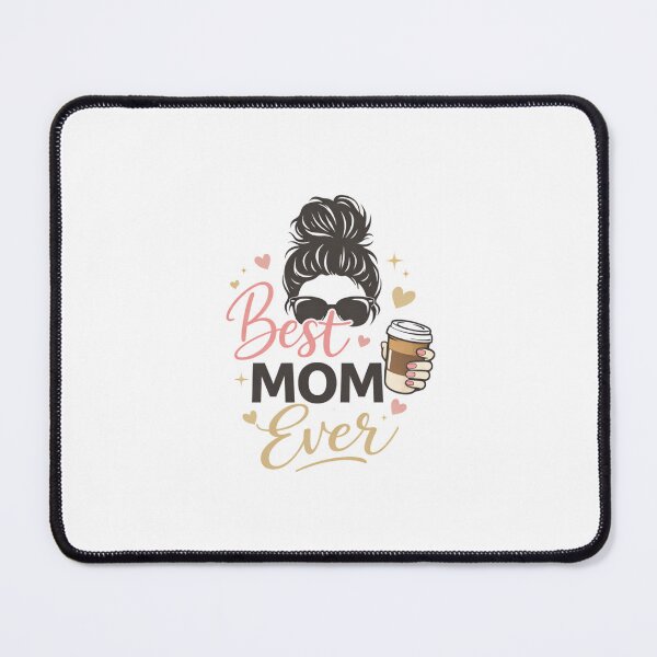 Item preview, Messy Mom Bun & Coffee Lover Design designed and sold by MiniVibeCo.