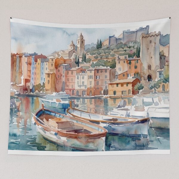 Item preview, Portovenere Harbor designed and sold by caracatita75.