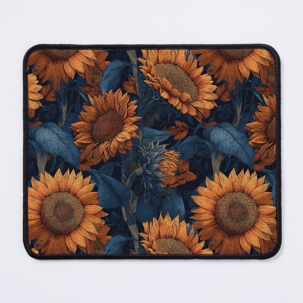 Item preview, Edgy Sunflower - Botanical Garden Pattern - Christmas Gifts For Boyfriend designed and sold by RoyalStarsPatts.