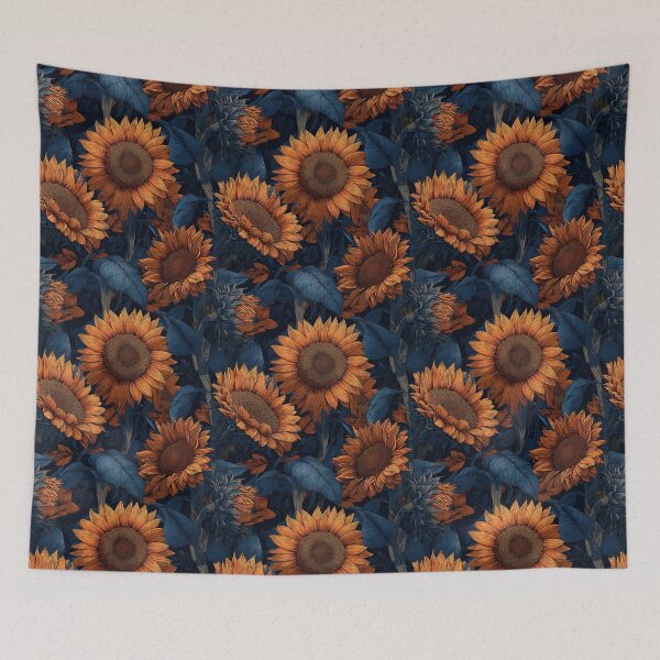 Item preview, Edgy Sunflower  - Botanical Garden Pattern - Christmas Gifts For Boyfriend designed and sold by RoyalStarsPatts.