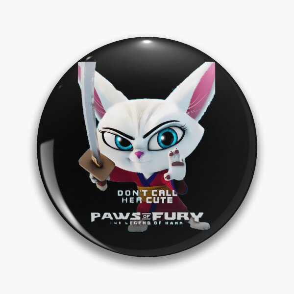 Item preview, Don't Call Her Cute White Cat Warrior designed and sold by Rucal77x.
