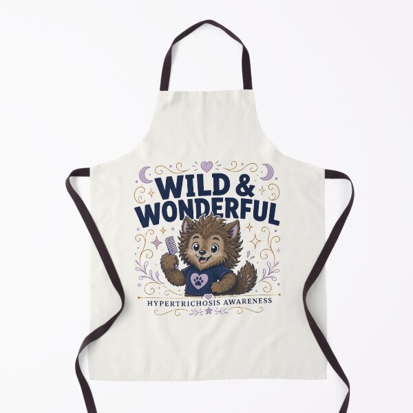 Item preview, Wild & Wonderful - Hypertrichosis Awareness Cute Werewolf Design designed and sold by BlackSector77.
