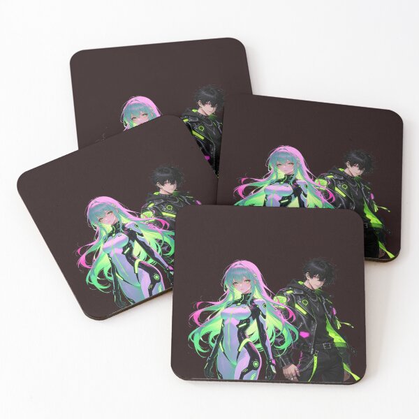 Item preview, Futuristic Anime Duo – Sci‑Fi designed and sold by wojtas90.