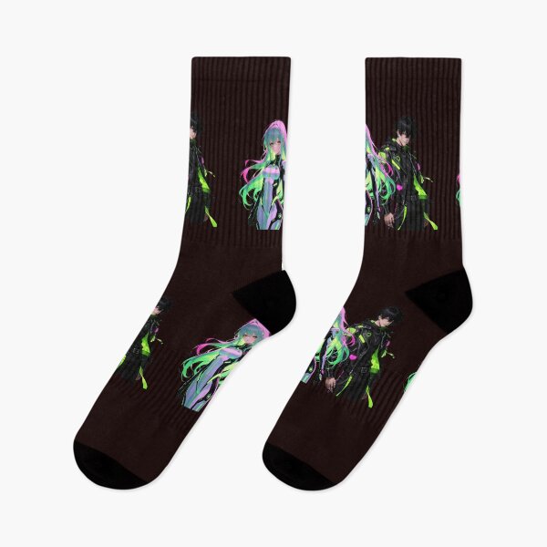 Item preview, Futuristic Anime Duo – Sci‑Fi designed and sold by wojtas90.