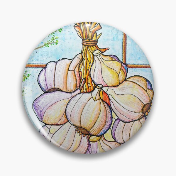 Item preview, Italian Garlic Causal Chakra Healing Art designed and sold by kpalana.