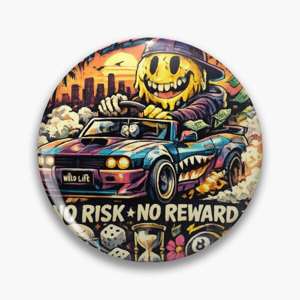 Item preview, No Risk No Reward Urban Art  designed and sold by SriKartify.