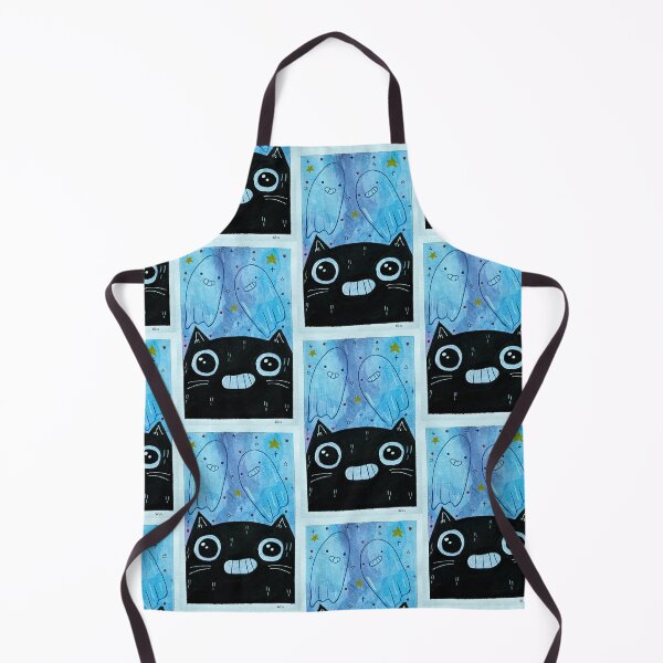 Item preview, Boo Crew - Black Cat and Ghosts Mixed Media - Day 287 of 365  designed and sold by BeeandKiwi.