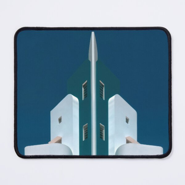 Item preview, Wall Art - Postcard - Symmetry in Motion: Futuristic Teal Dream designed and sold by ForeverPrintsOK.
