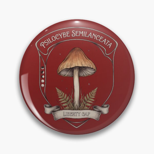 Item preview, Psilocybe Semilanceata - Liberty Cap | Vintage Engraving Mushroom Design designed and sold by Hadamah.