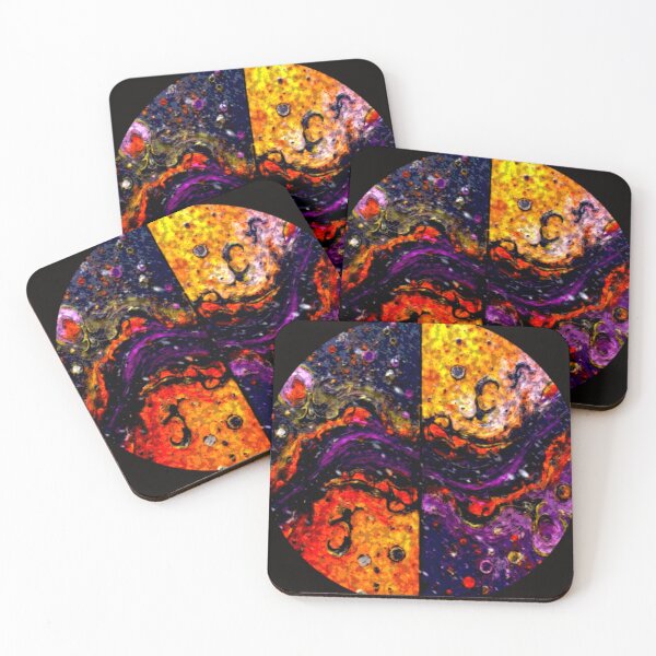 Item preview, cosmic waves round turbulent colorful geometric abstract design designed and sold by SmashingDeals.
