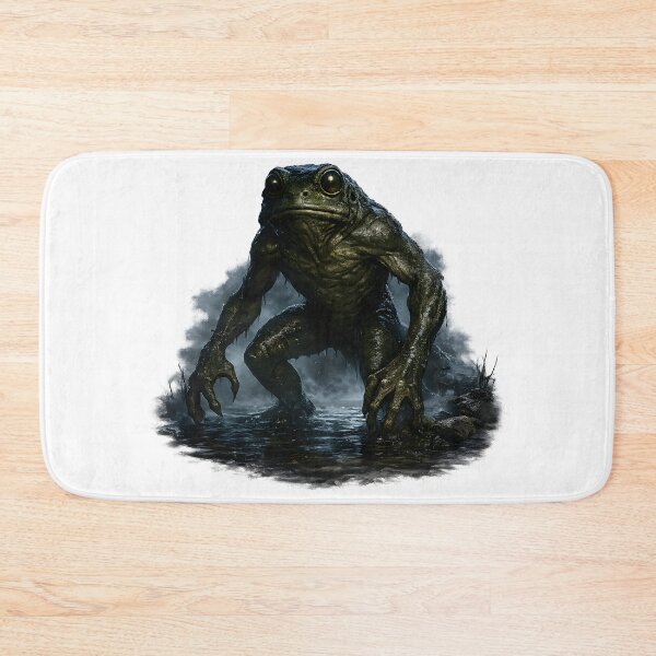 Item preview, Loveland Frogman Cryptid - Legendary Frog Monster Horror Art designed and sold by ElmAlasateer.