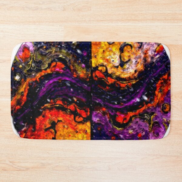 Item preview, cosmic waves round turbulent colorful geometric abstract design designed and sold by SmashingDeals.