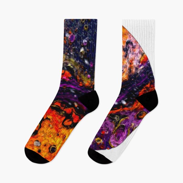 Item preview, cosmic waves round turbulent colorful geometric abstract design designed and sold by SmashingDeals.