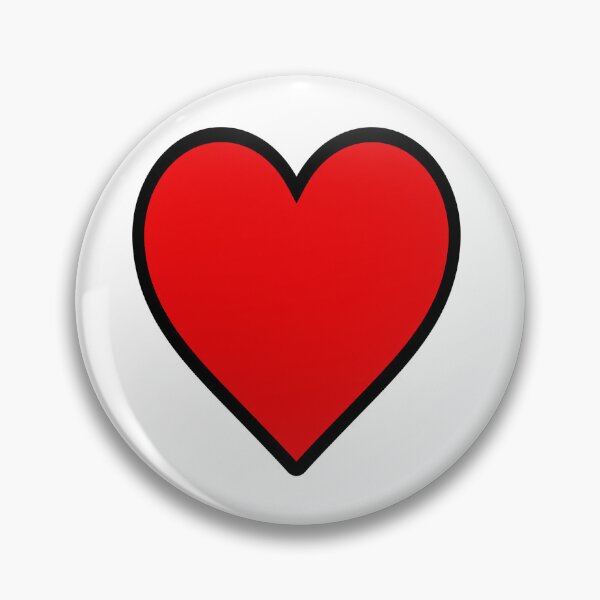 Item preview, Bold Red Heart Icon designed and sold by Lyfeinsights.