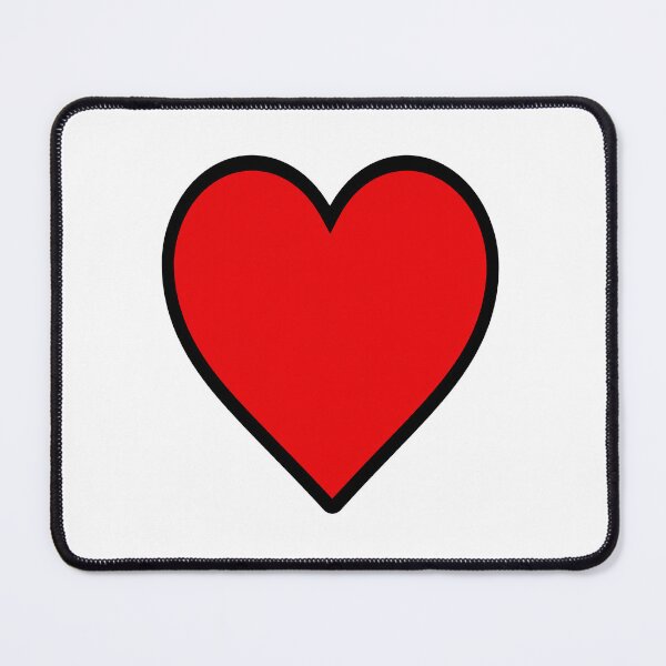 Item preview, Bold Red Heart Icon designed and sold by Lyfeinsights.