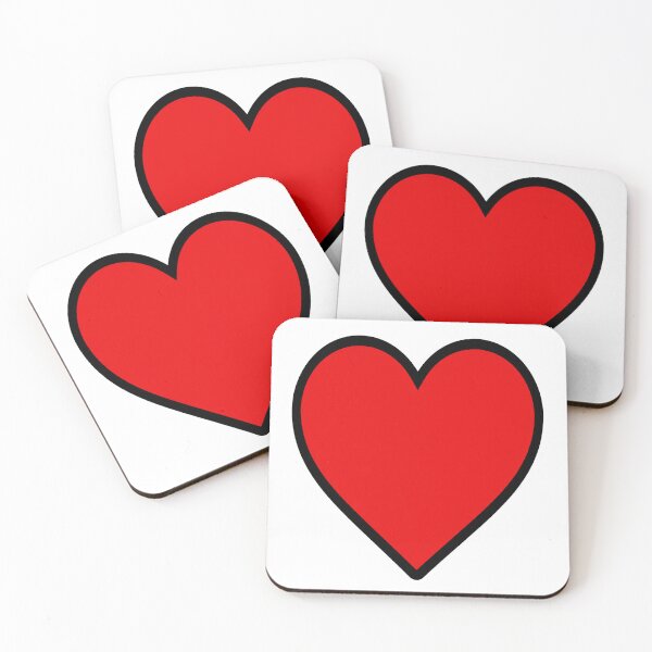 Item preview, Bold Red Heart Icon designed and sold by Lyfeinsights.