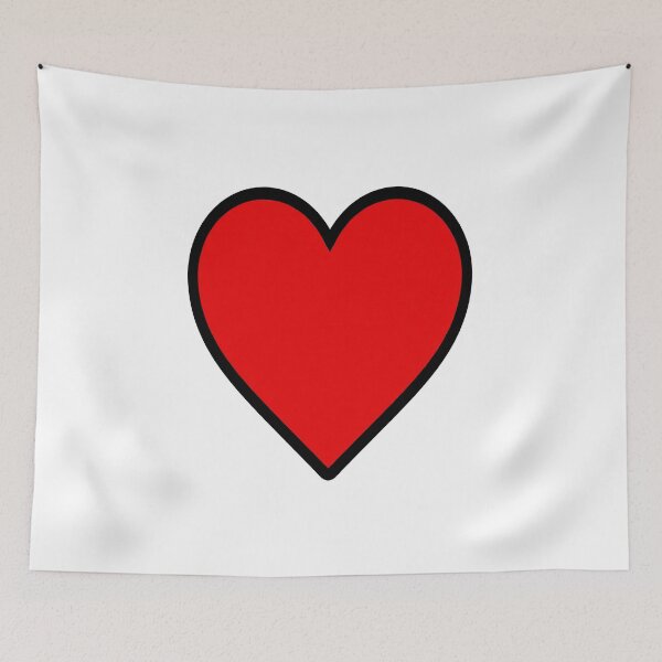 Item preview, Bold Red Heart Icon designed and sold by Lyfeinsights.