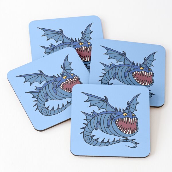 Item preview, Thunderdrum Inspired HTTYD Stylized Blue Dragon designed and sold by MysticLaceArt.