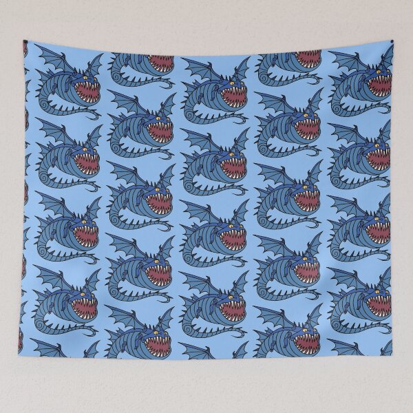 Item preview, Thunderdrum Inspired HTTYD Stylized Blue Dragon designed and sold by MysticLaceArt.