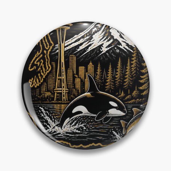 Item preview, Washington State Shirt Gold Black State Pride Design designed and sold by SunnyDesign82.