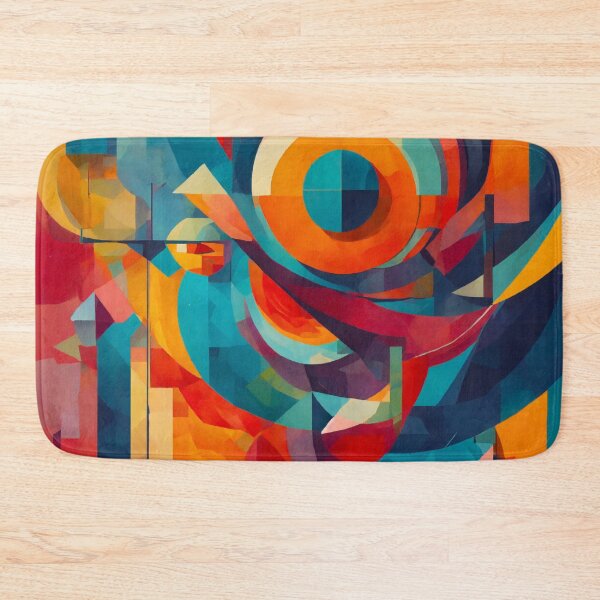Item preview, Colorful Shapes Abstract designed and sold by Mooo6.