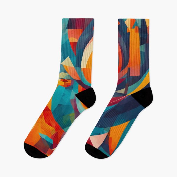 Item preview, Colorful Shapes Abstract designed and sold by Mooo6.