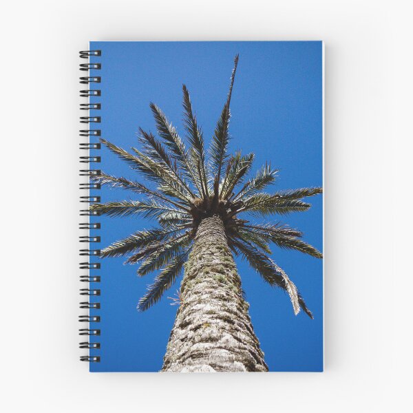 Item preview, Looking Up At Tall Palm Tree Against Clear Deep Blue Sky On A Sunny Day designed and sold by Nmallia.